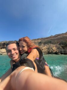 moto d'acqua sara e michelangelo a ibiza